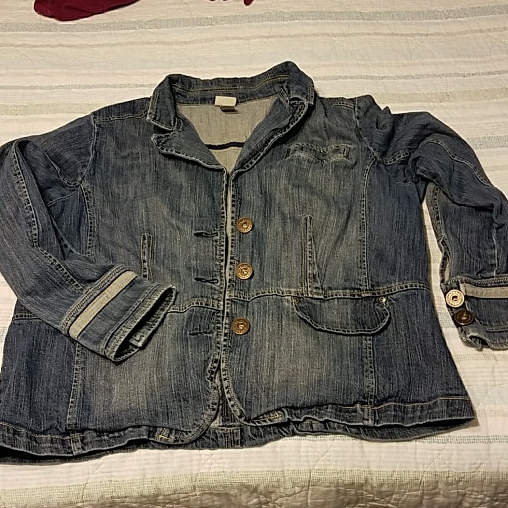 Denim blazer